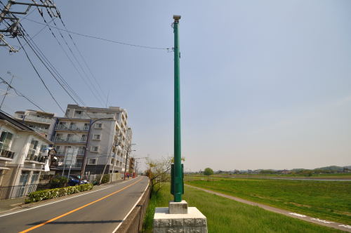 このカメラは多摩川の至る場所で見られます。